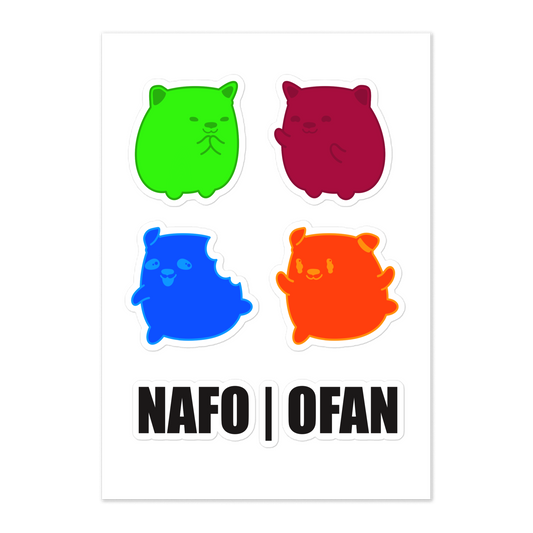 NAFO Jelly Felly Sticker Sheet