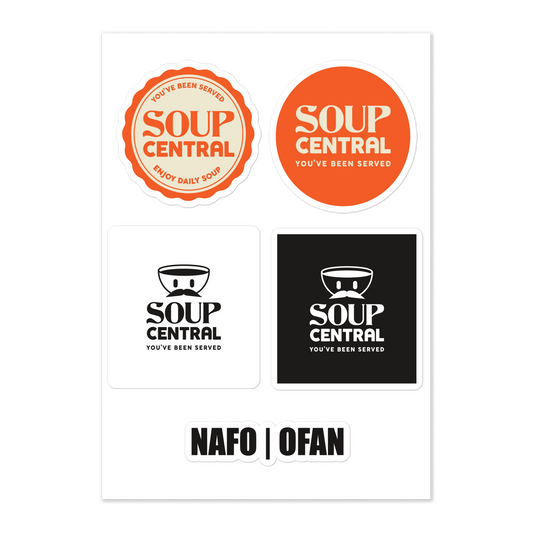 NAFO x Soup Central Sticker Sheet