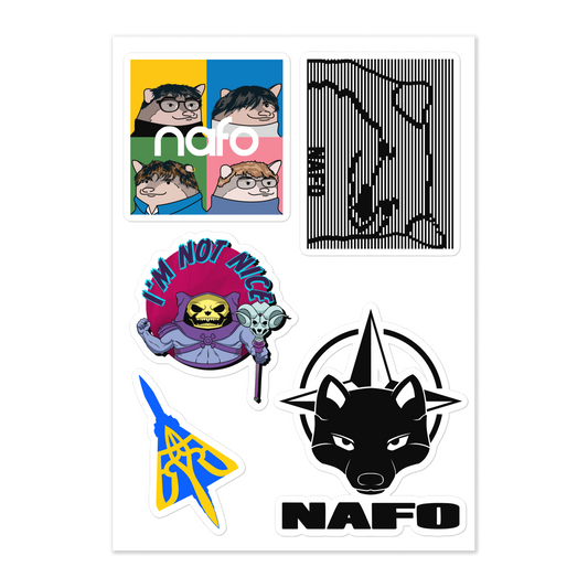 NAFO Halloween '24 Sticker Sheet #1