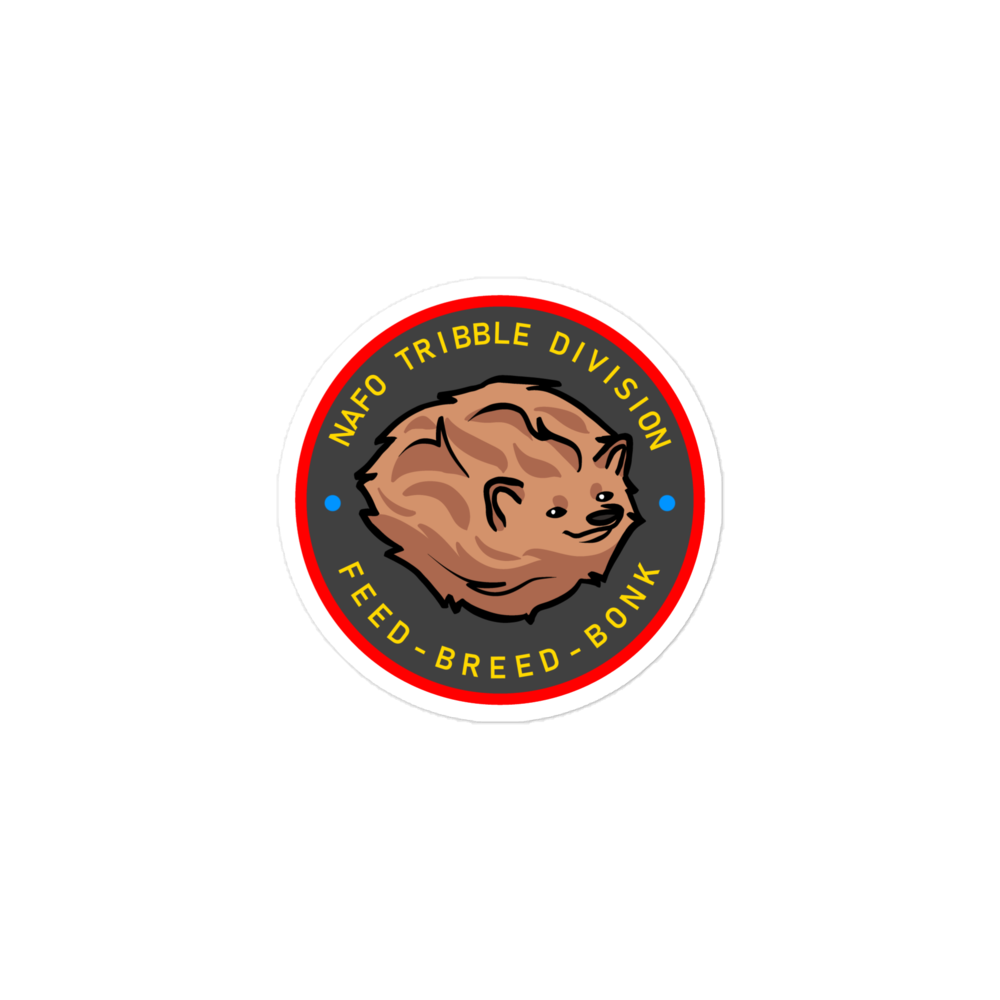 NAFO Tribble Sticker