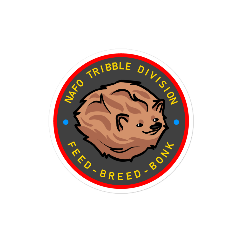 NAFO Tribble Sticker