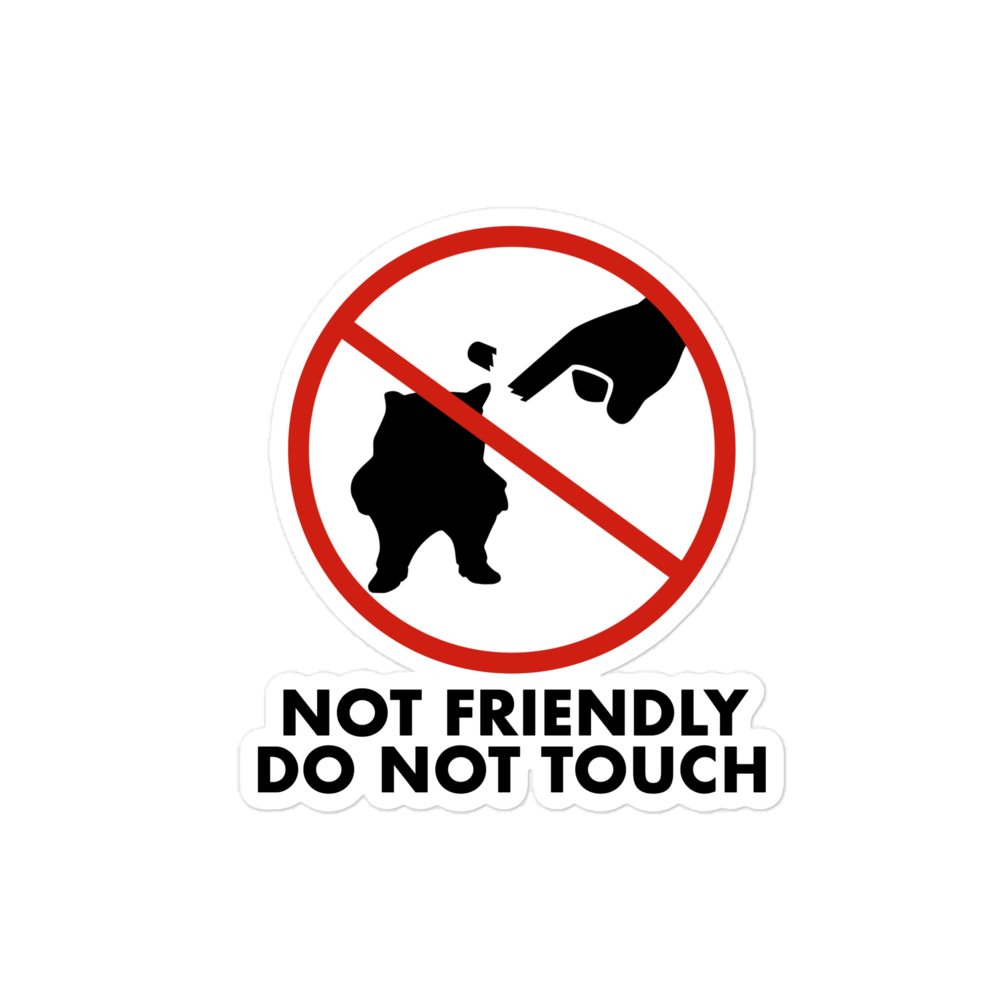 NAFO Do Not Touch Sticker