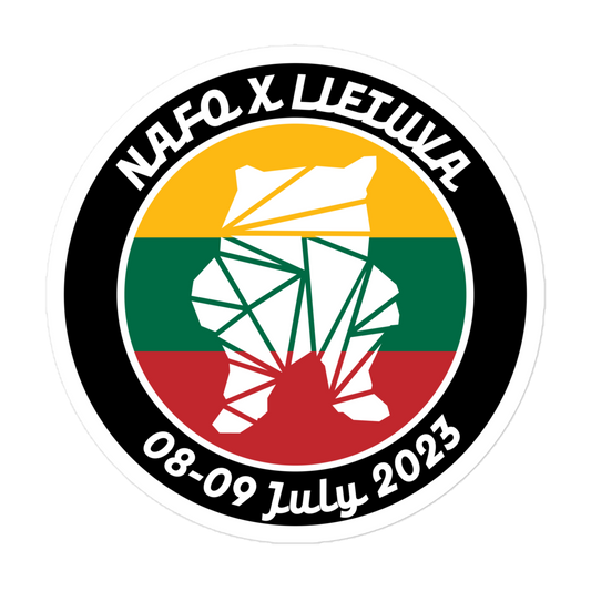 NAFO Vilnius Crest Sticker