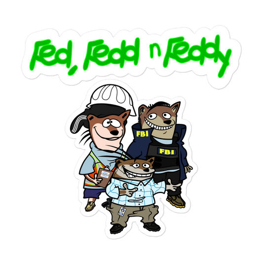 NAFO Fed, Fedd, and Feddy Sticker