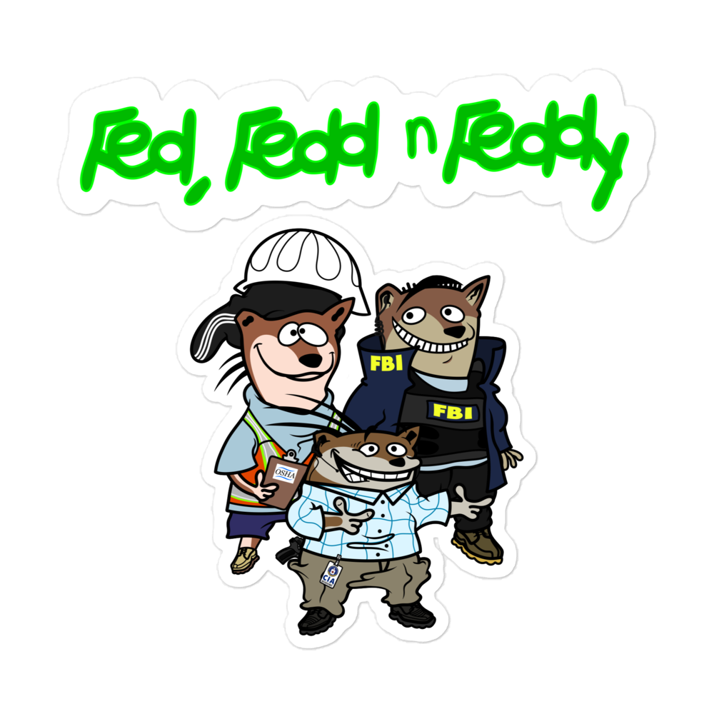 NAFO Fed, Fedd, and Feddy Sticker