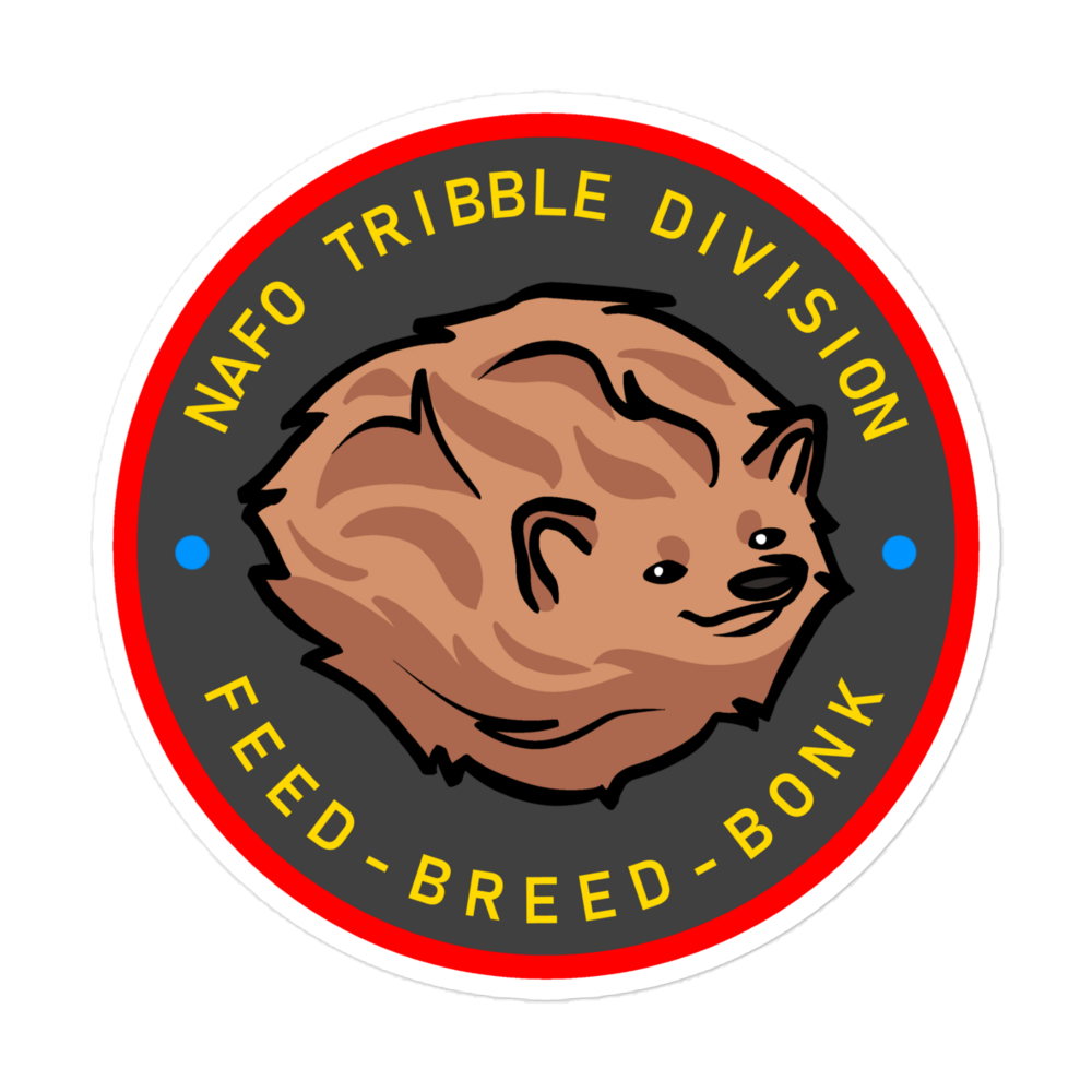 NAFO Tribble Sticker