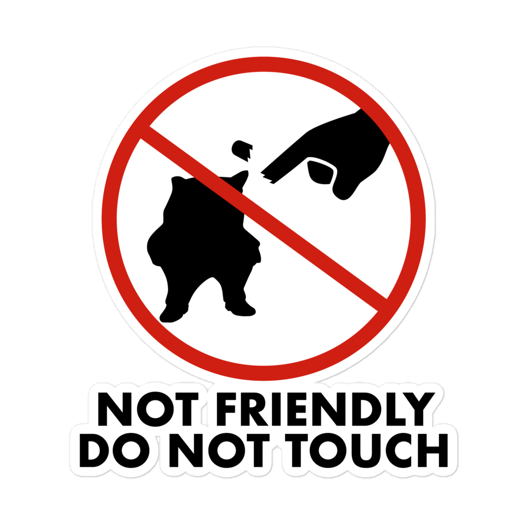 NAFO Do Not Touch Sticker