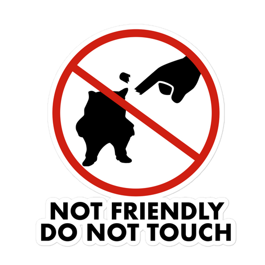 NAFO Do Not Touch Sticker