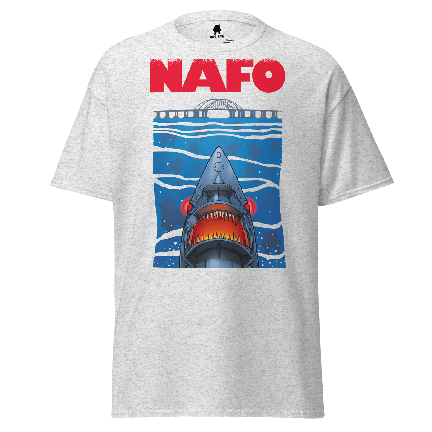 NAFO x Grandpa Yurko Shark Drone T-Shirt