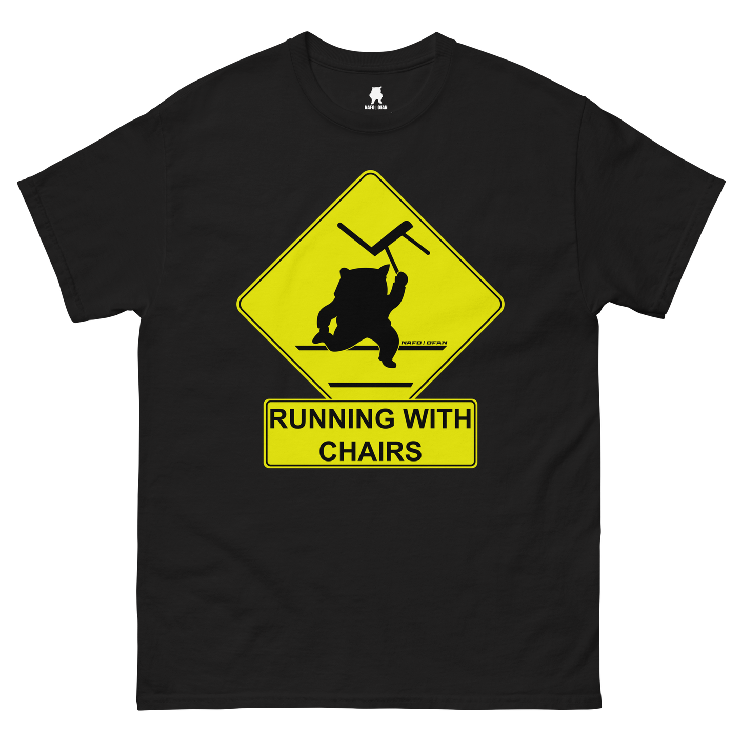 NAFO Running With Chairs T-Shirt