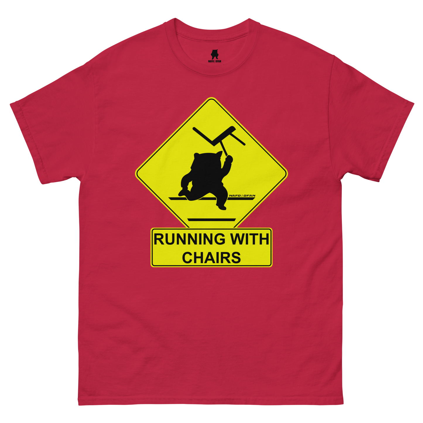 NAFO Running With Chairs T-Shirt