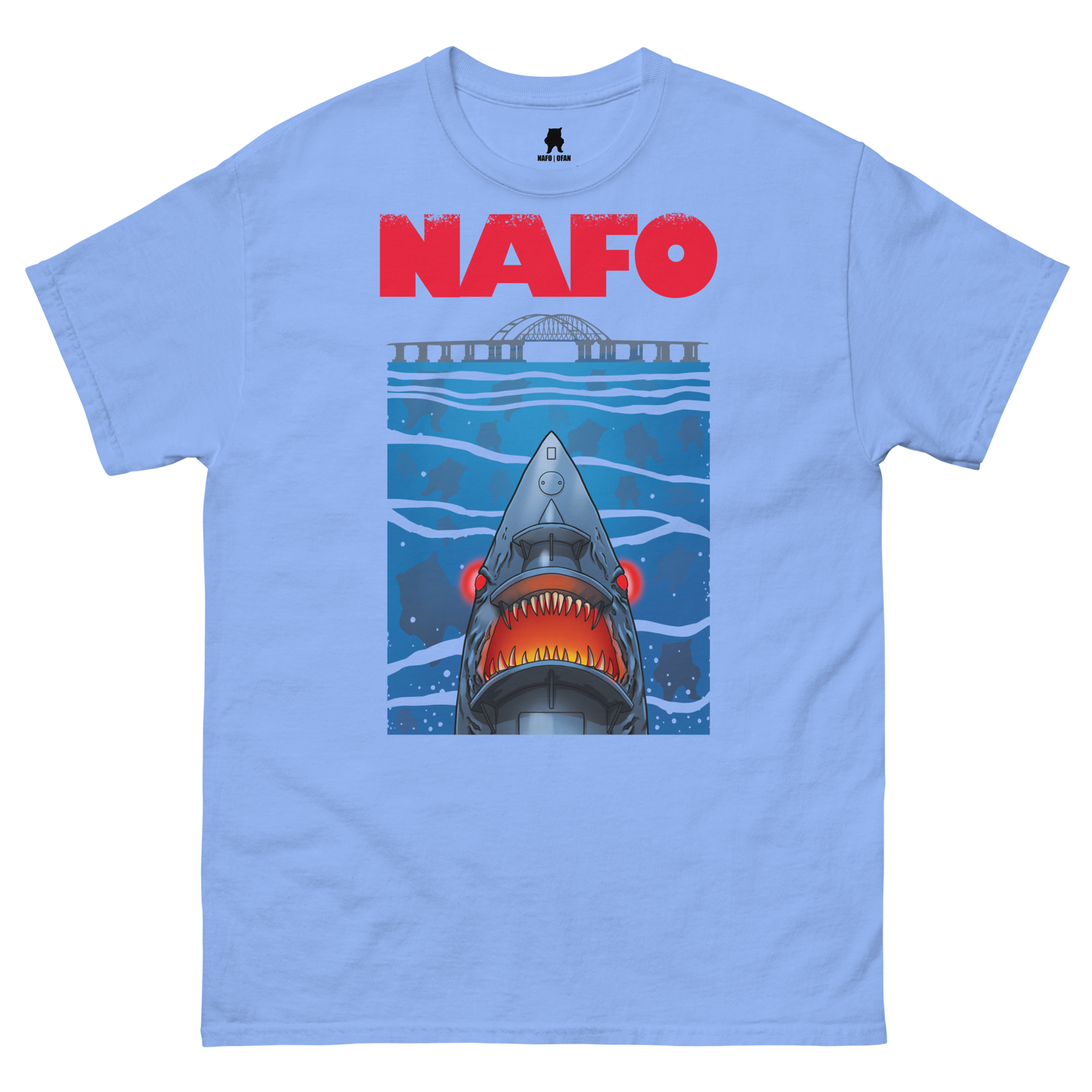 NAFO x Grandpa Yurko Shark Drone T-Shirt