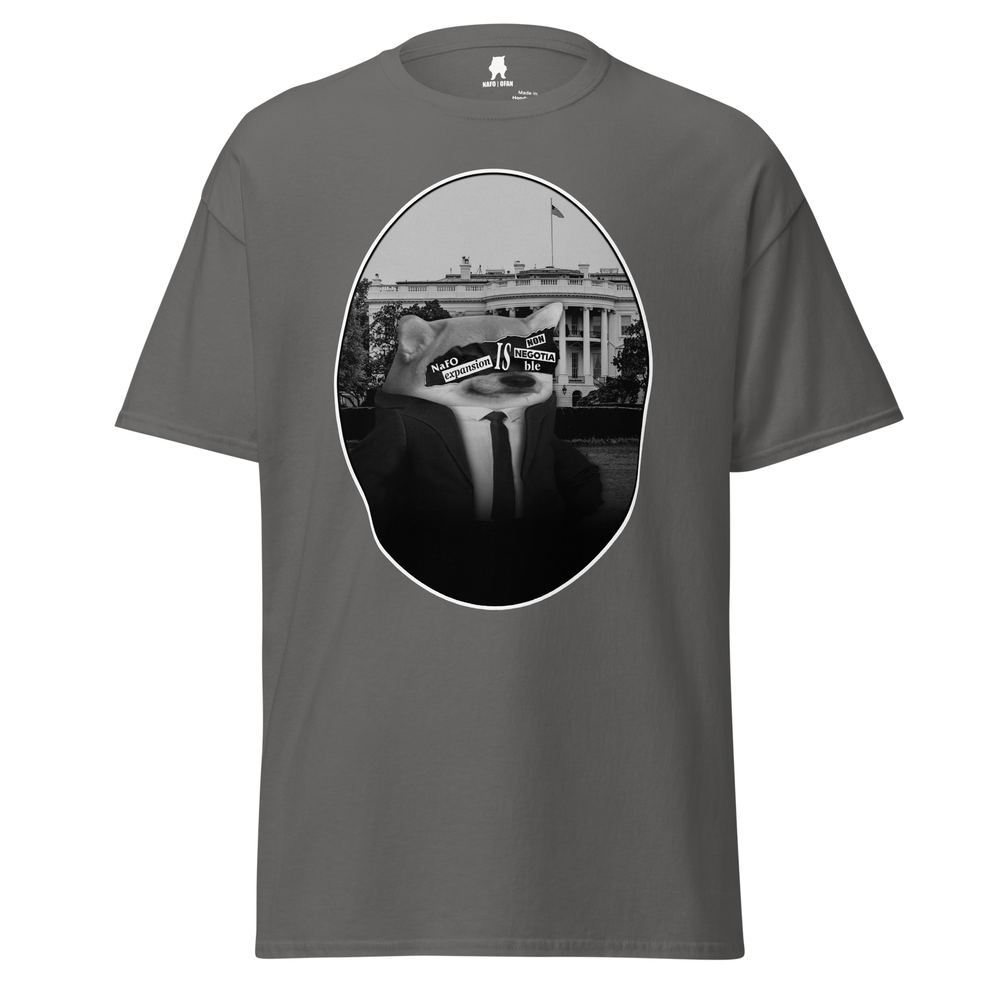 NAFO Non-Negotiable Grey Scale T-Shirt