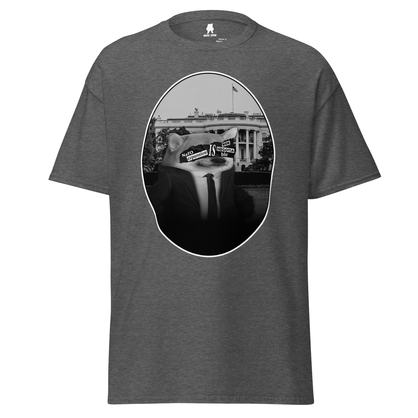 NAFO Non-Negotiable Grey Scale T-Shirt