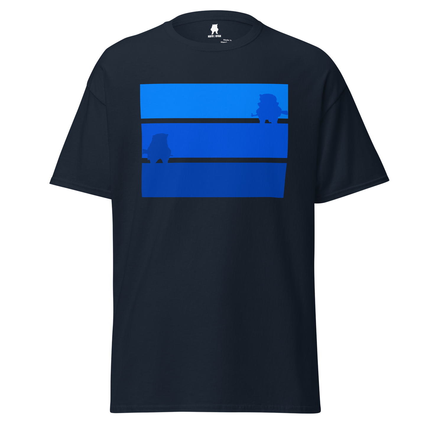 NAFO Blue Gradient T-Shirt