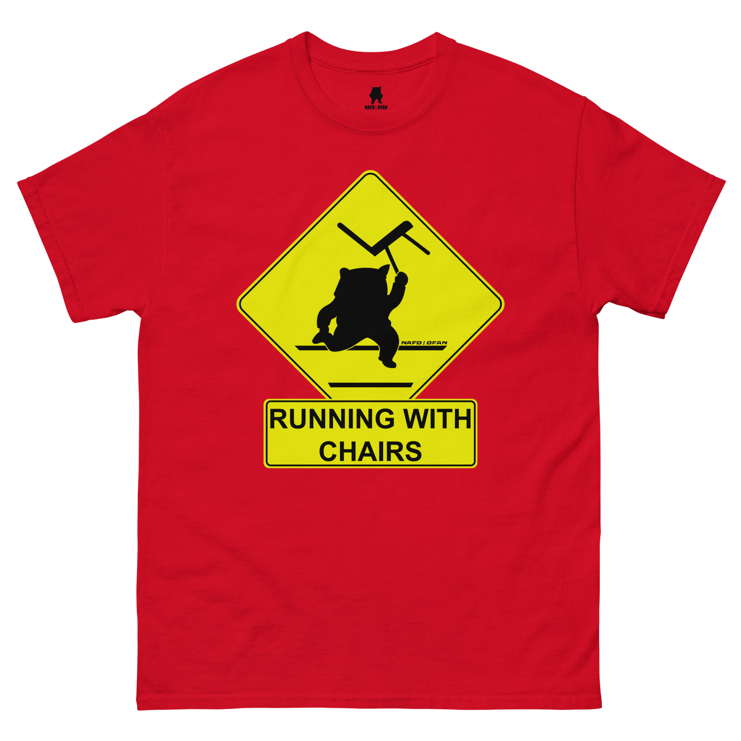 NAFO Running With Chairs T-Shirt
