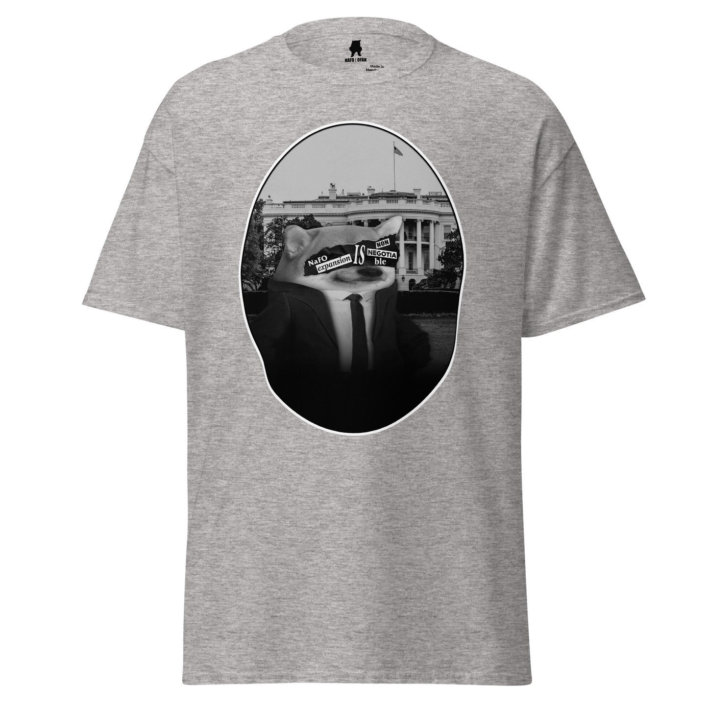 NAFO Non-Negotiable Grey Scale T-Shirt