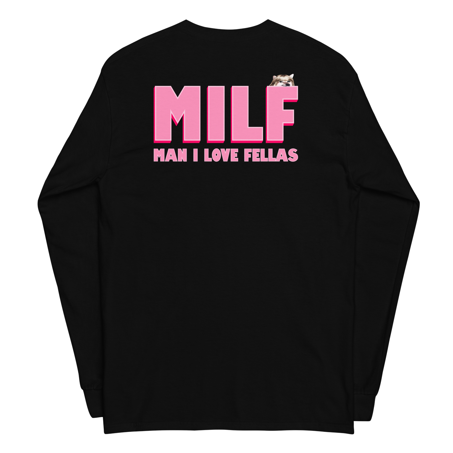 NAFO Man I Love Fellas (MILF) Long Sleeve T-Shirt