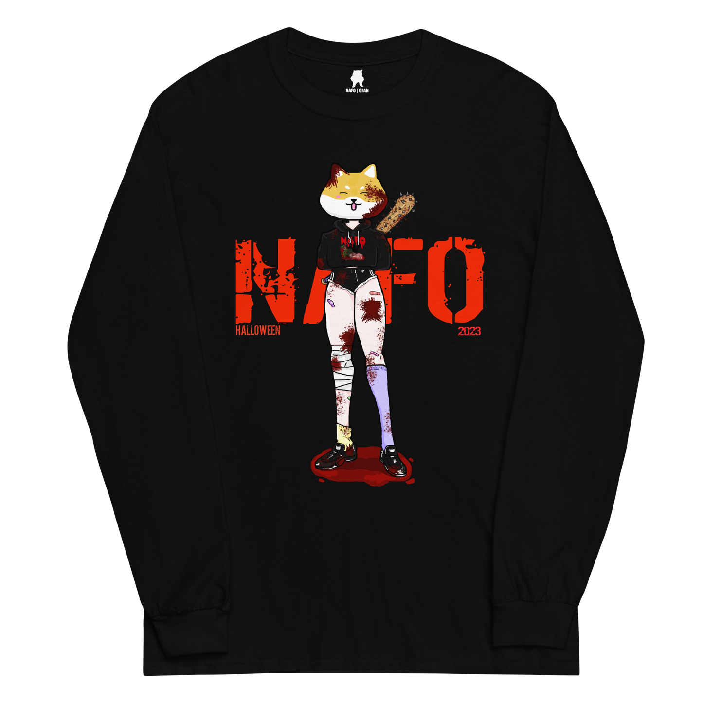 NAFO Take a Swing Long Sleeve T-Shirt
