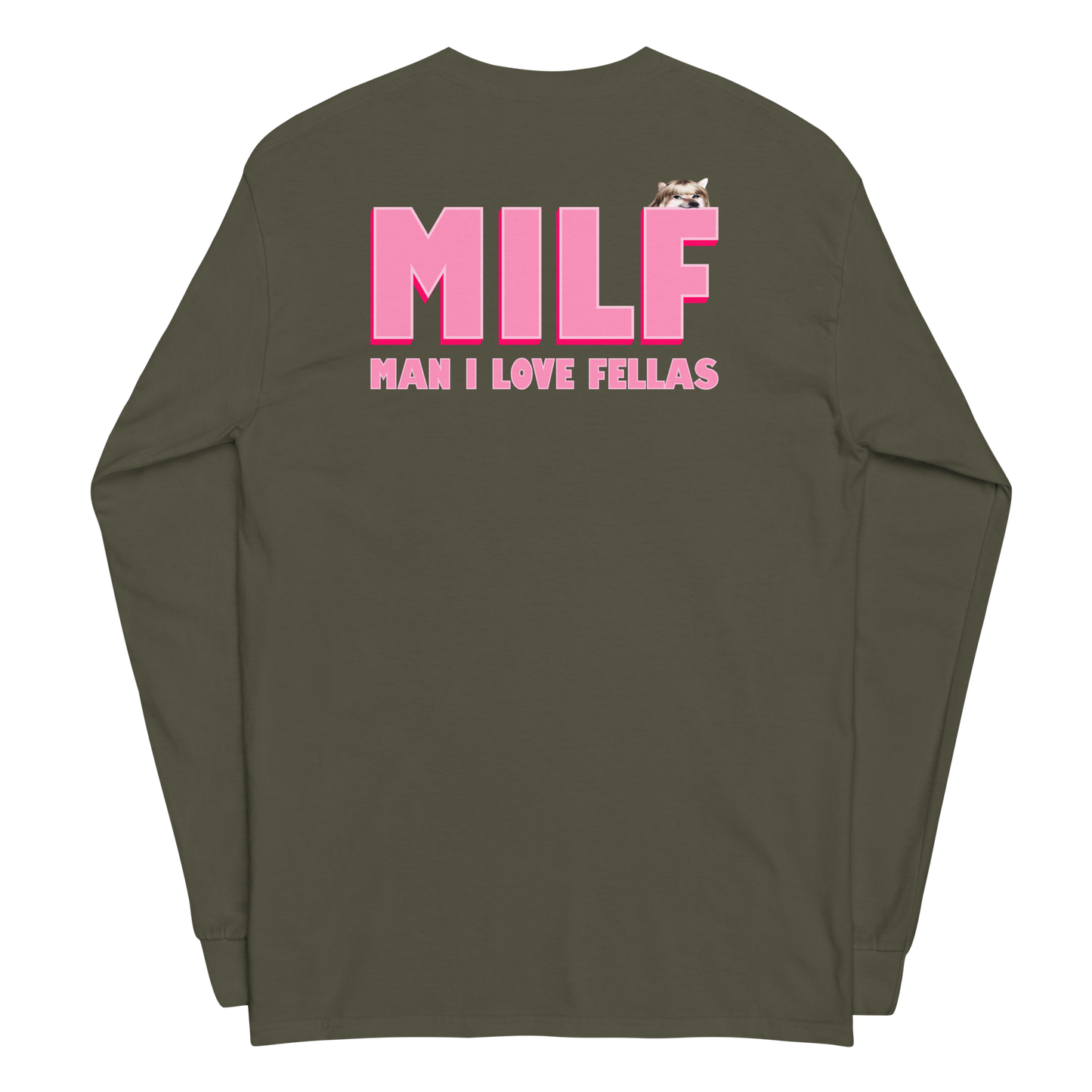 NAFO Man I Love Fellas (MILF) Long Sleeve T-Shirt