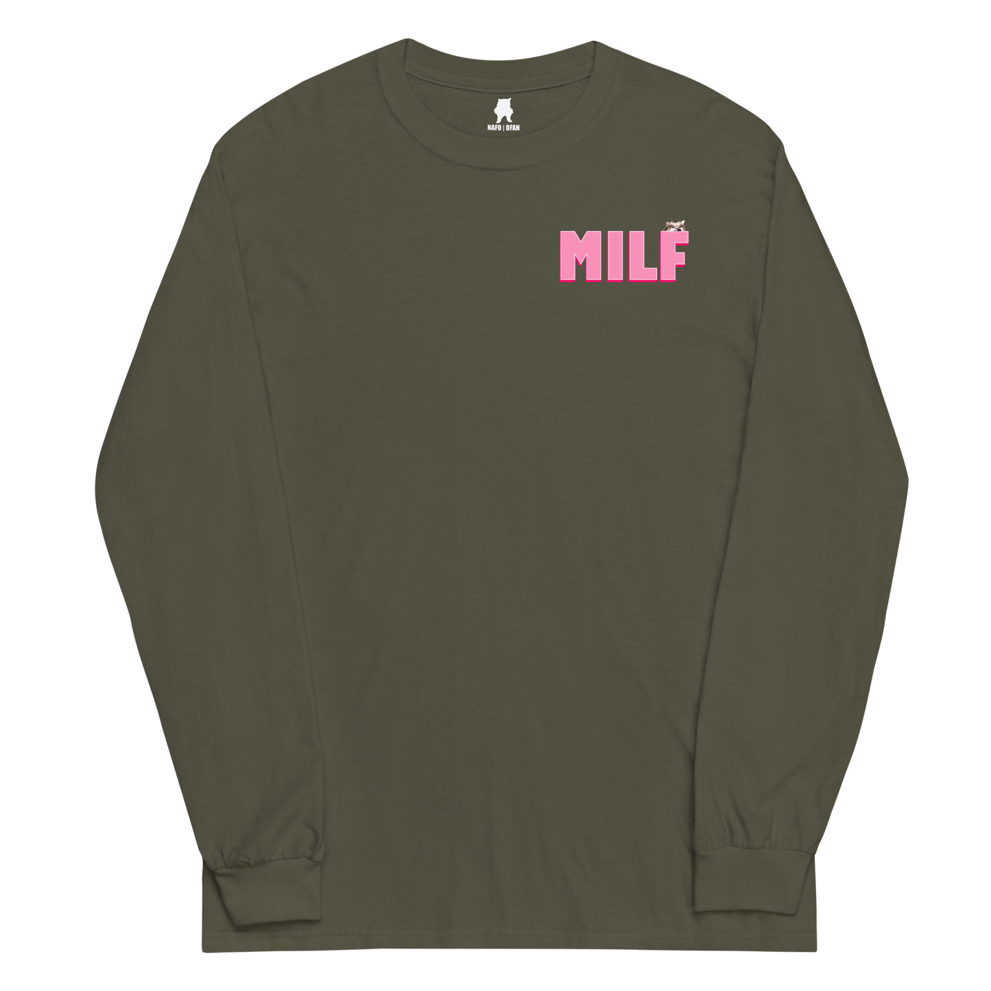 NAFO Man I Love Fellas (MILF) Long Sleeve T-Shirt