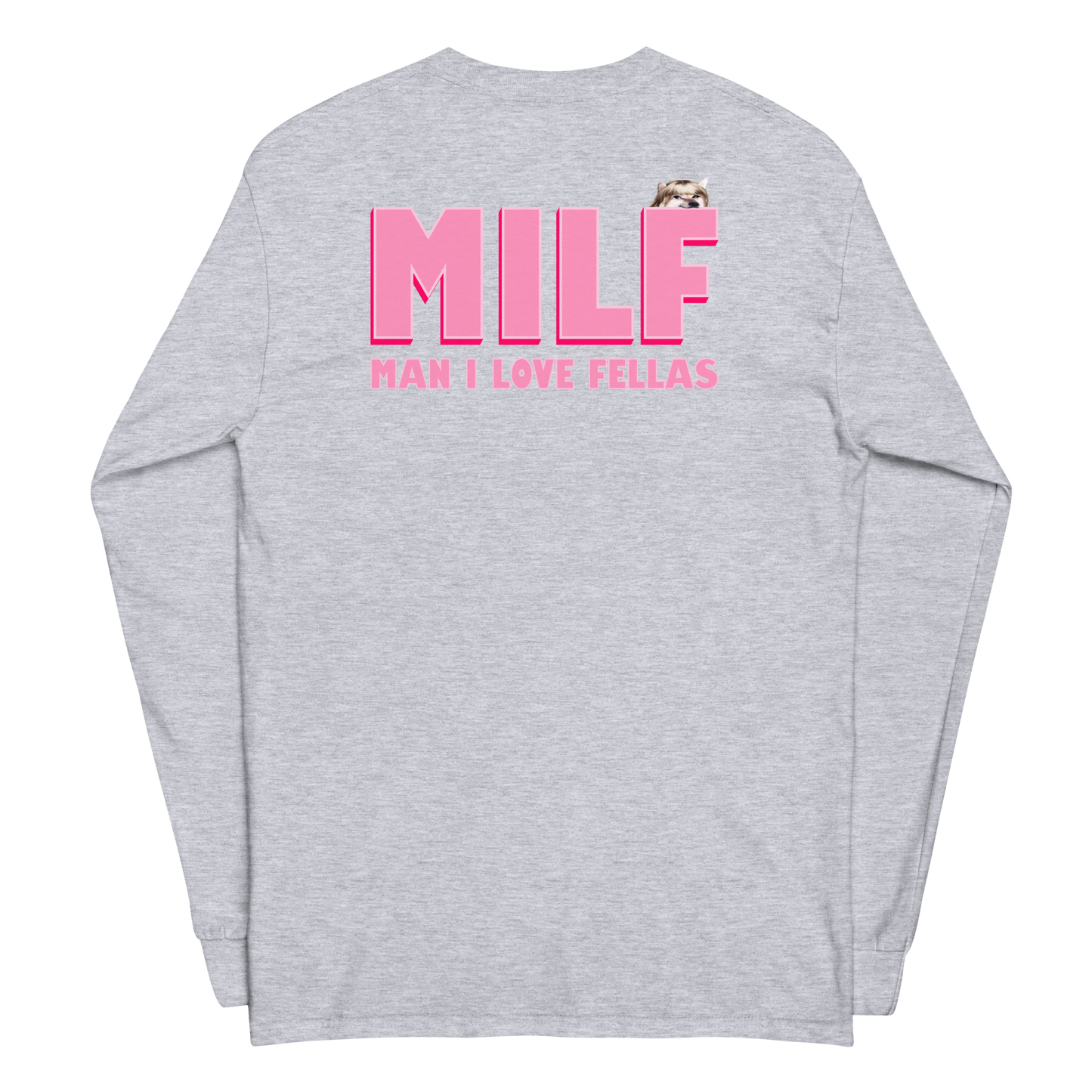 NAFO Man I Love Fellas (MILF) Long Sleeve T-Shirt