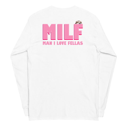 NAFO Man I Love Fellas (MILF) Long Sleeve T-Shirt