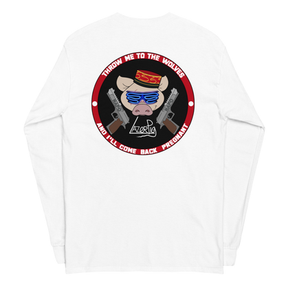 LazerPig x NAFO Throw Me to the Wolves Long Sleeve T-Shirt