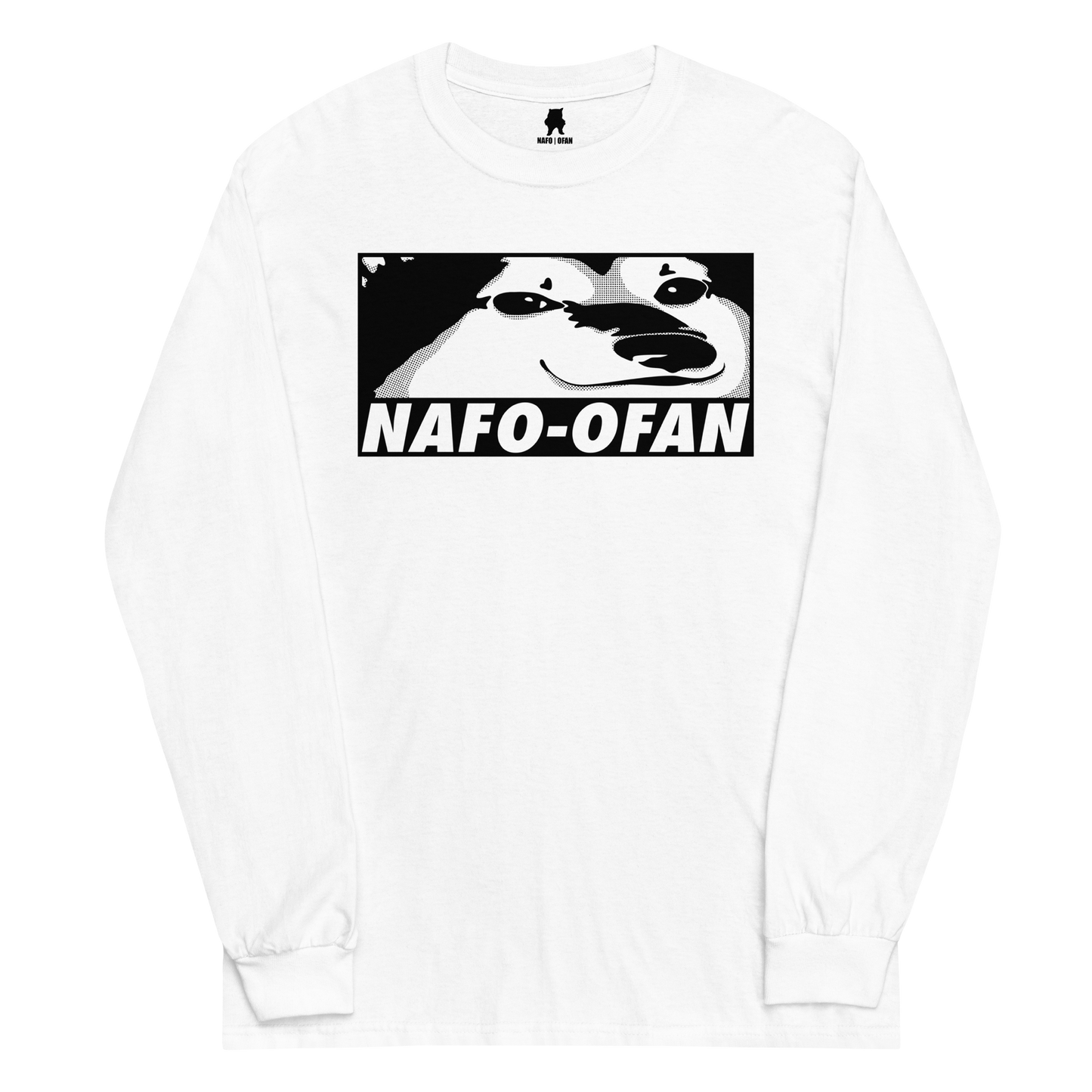 NAFO Comic Book Fella Long Sleeve Shirt