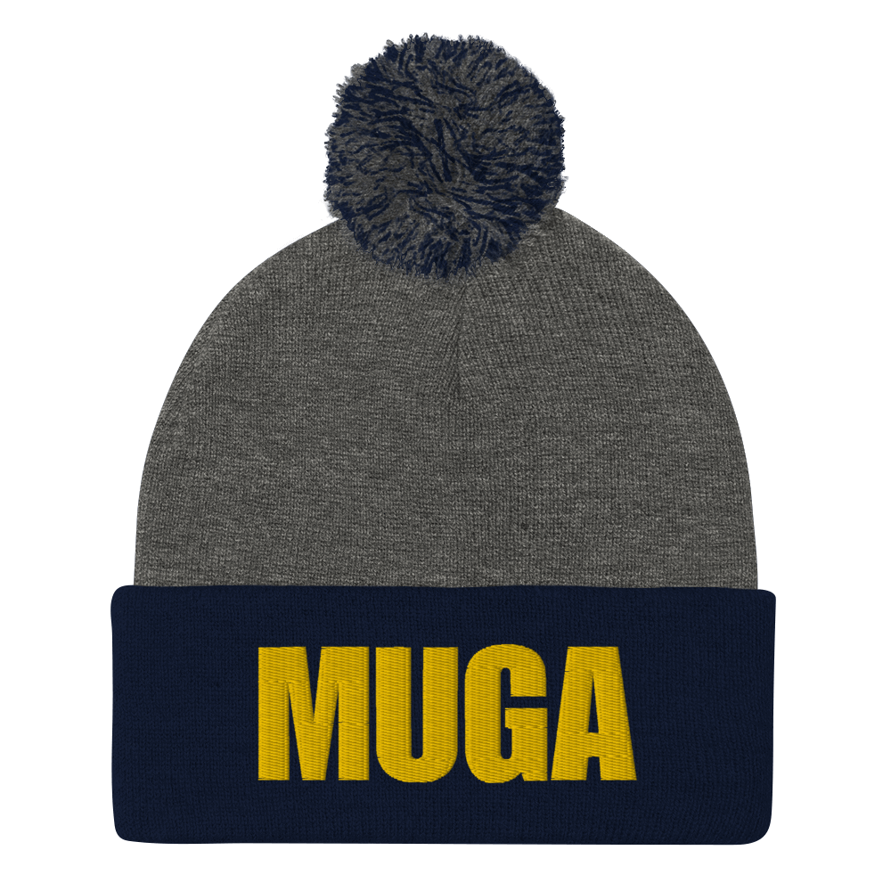 NAFO Make Ukraine Great Again Pom-Pom Beanie