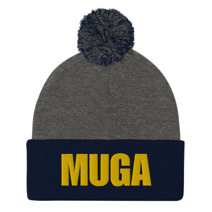 NAFO Make Ukraine Great Again Pom-Pom Beanie