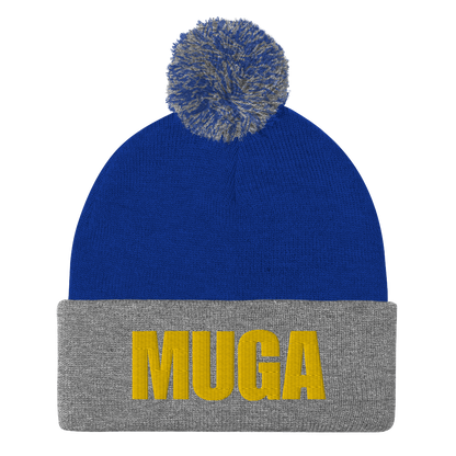 NAFO Make Ukraine Great Again Pom-Pom Beanie