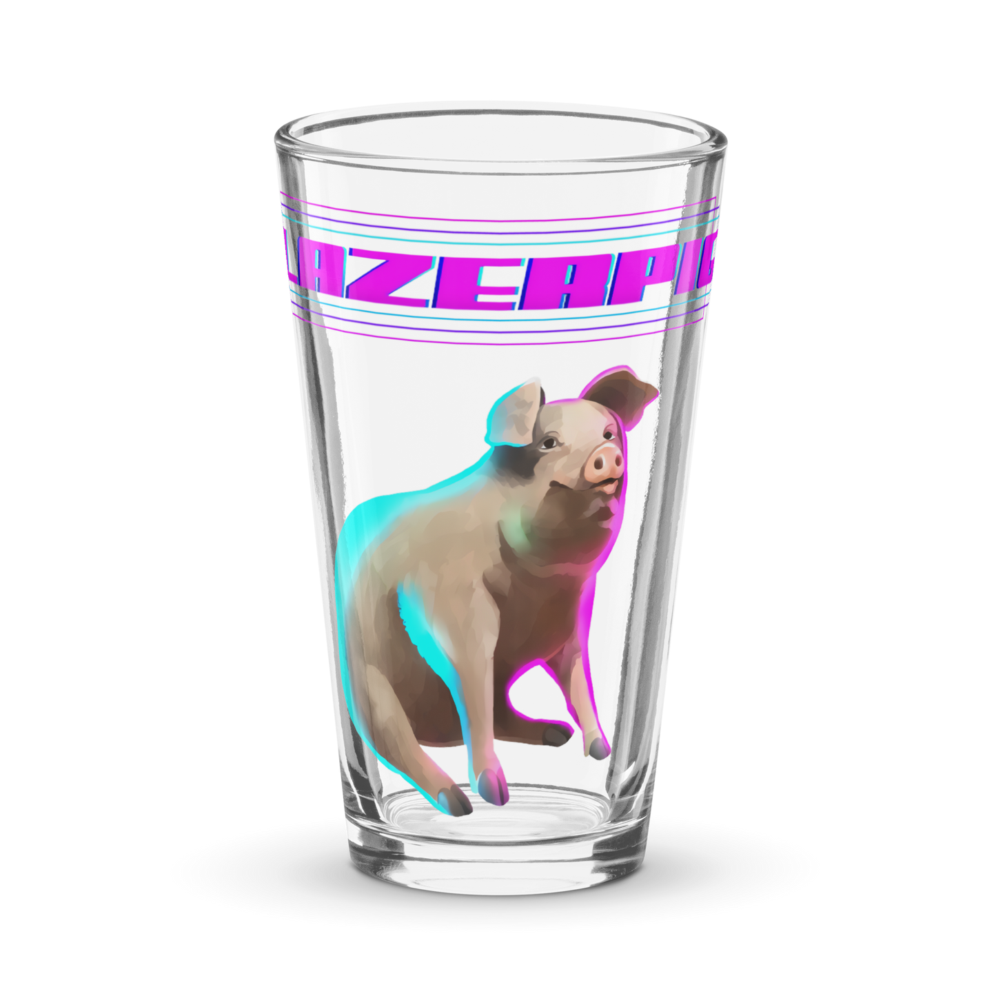 LazerPig Pint Glass