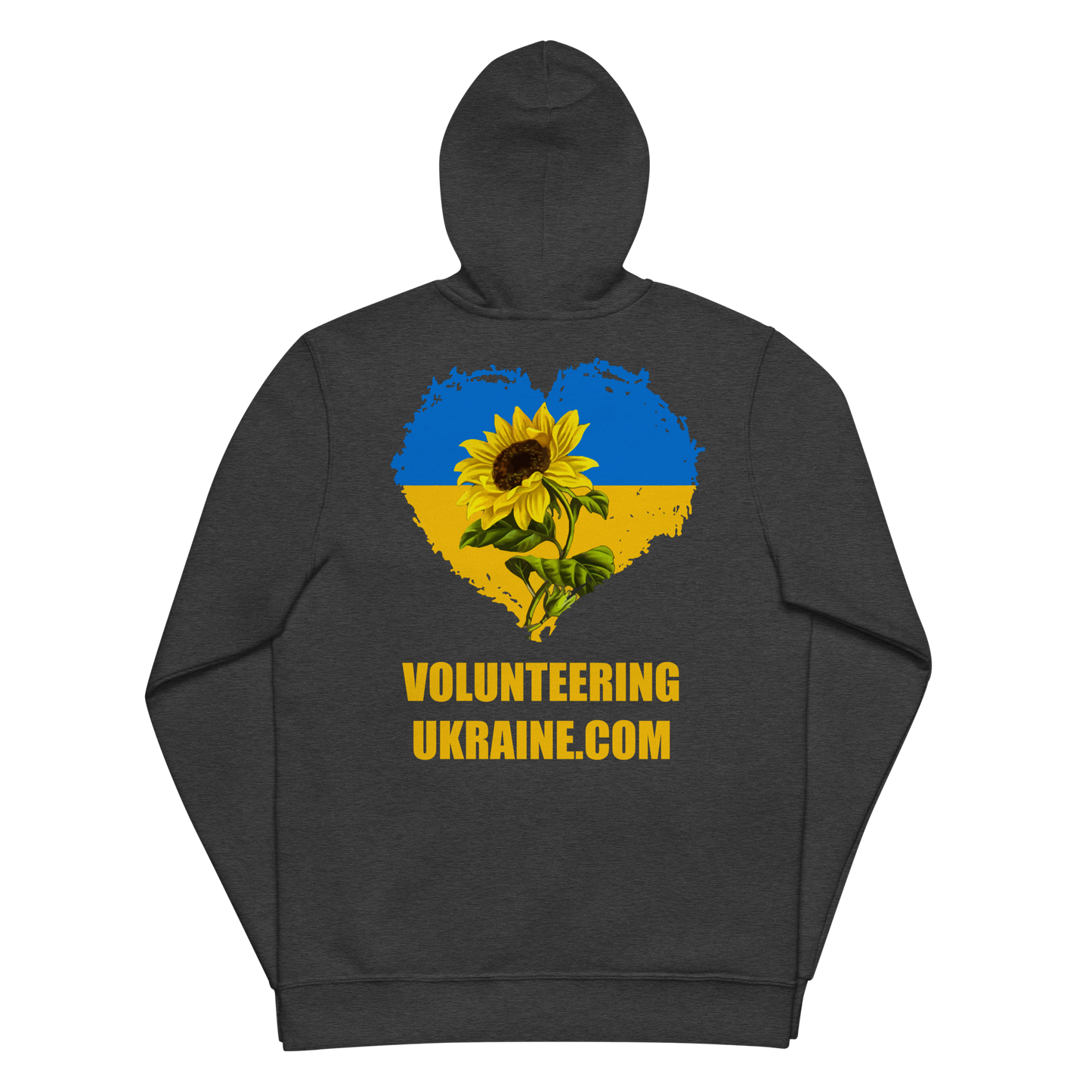 NAFO FLK Volunteering Ukraine Zip Up Hoodie