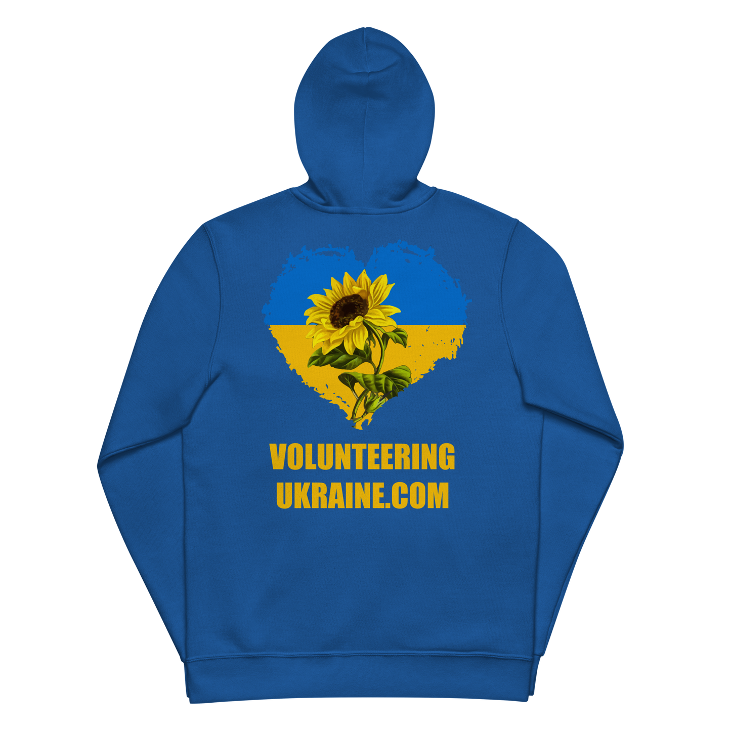 NAFO FLK Volunteering Ukraine Zip Up Hoodie