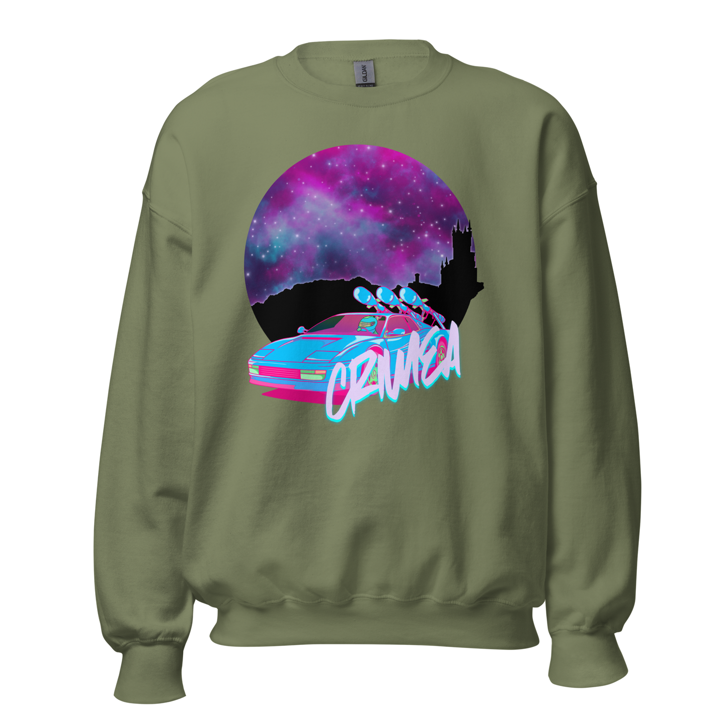 NAFO Crimea 500 Neon Crewneck Sweatshirt