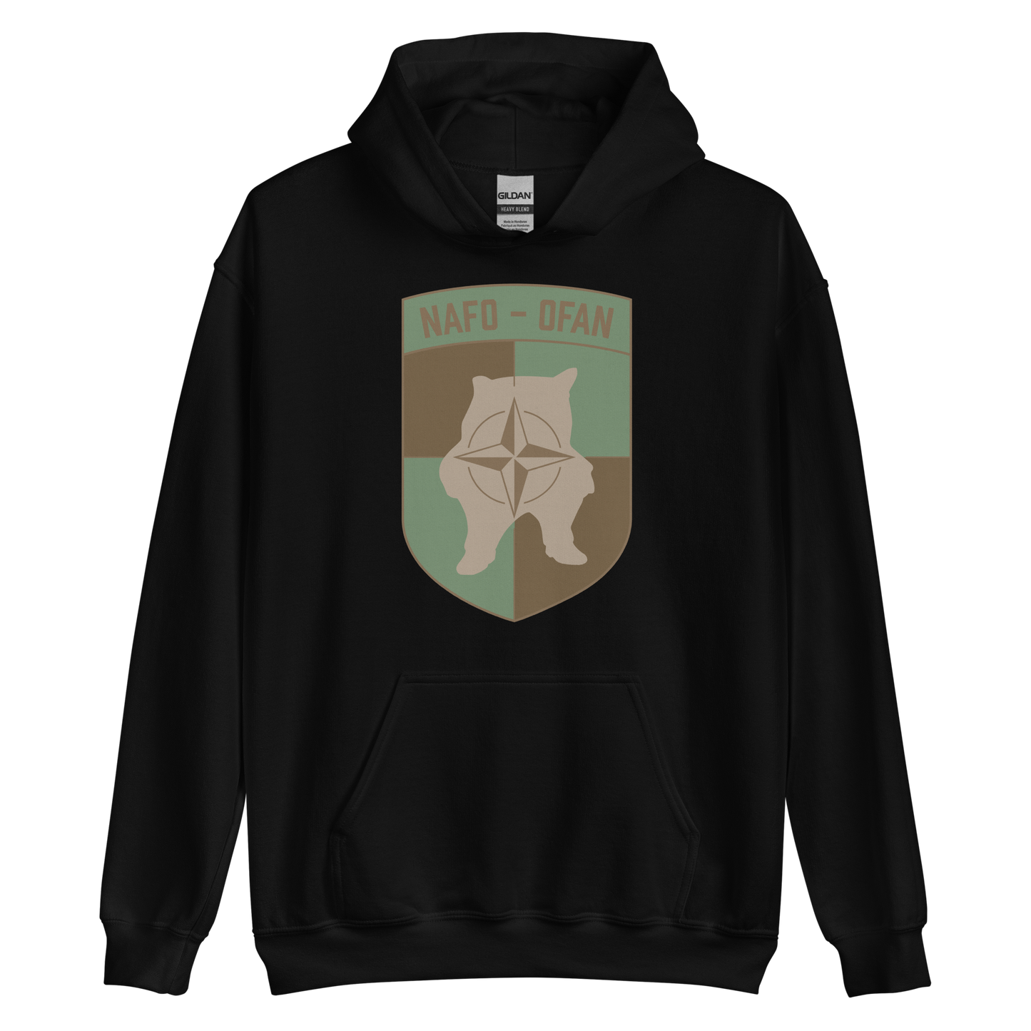 NAFO Muted Logo Hoodie