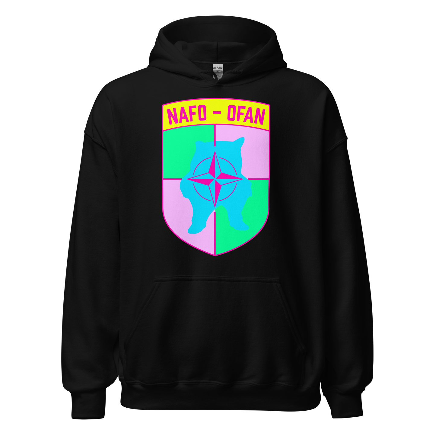 NAFO Rainbow Logo Hoodie