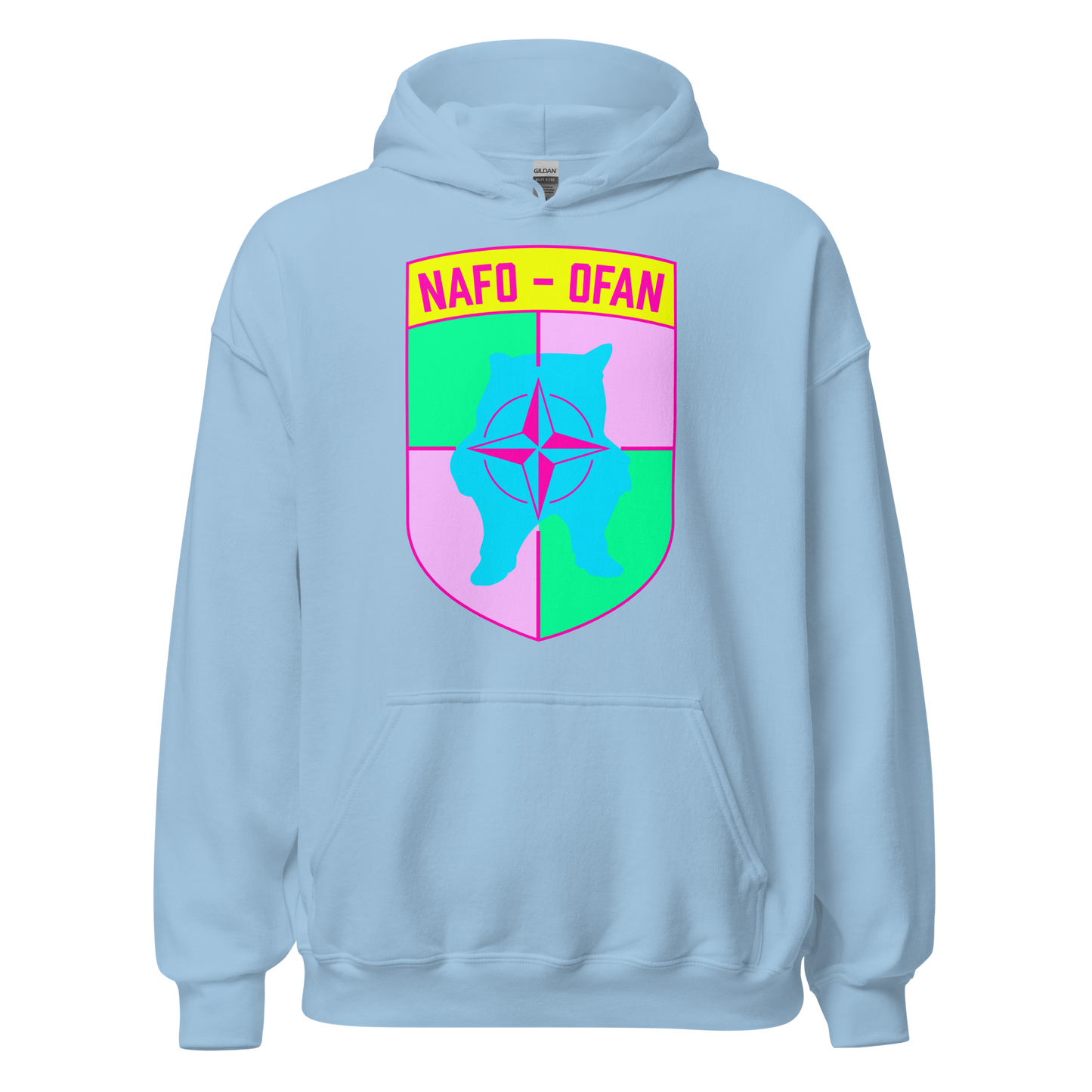 NAFO Rainbow Logo Hoodie