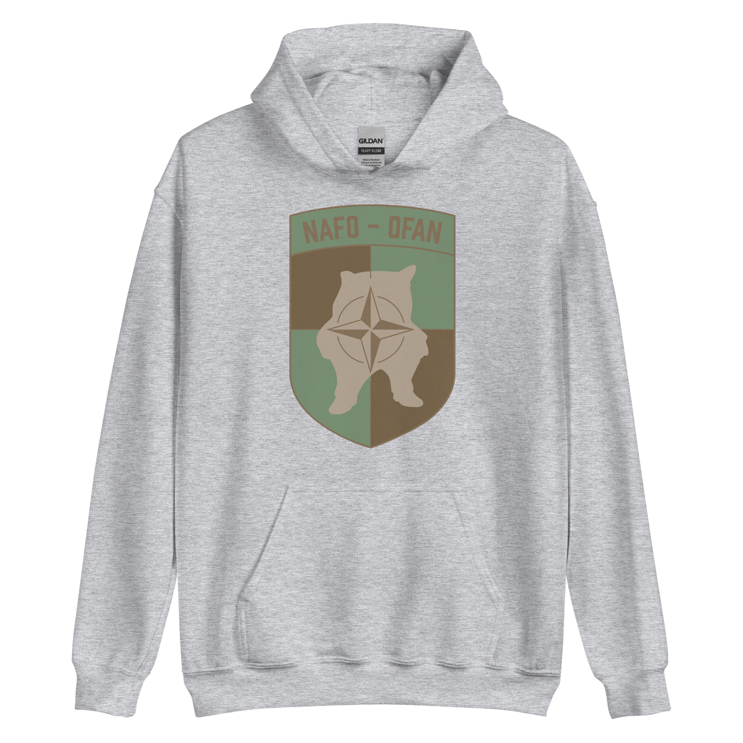 NAFO Muted Logo Hoodie