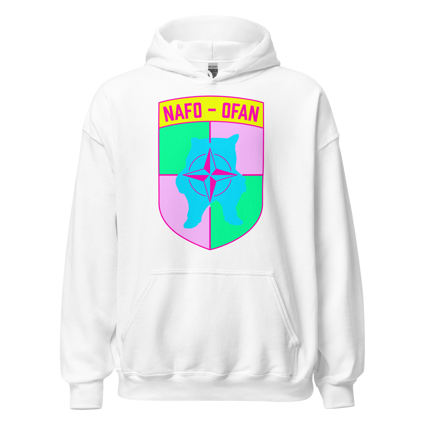 NAFO Rainbow Logo Hoodie