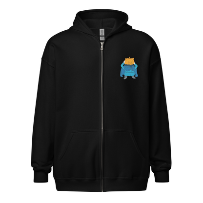 NAFO Pumpkin Rider NAFOween Zip up Hoodie