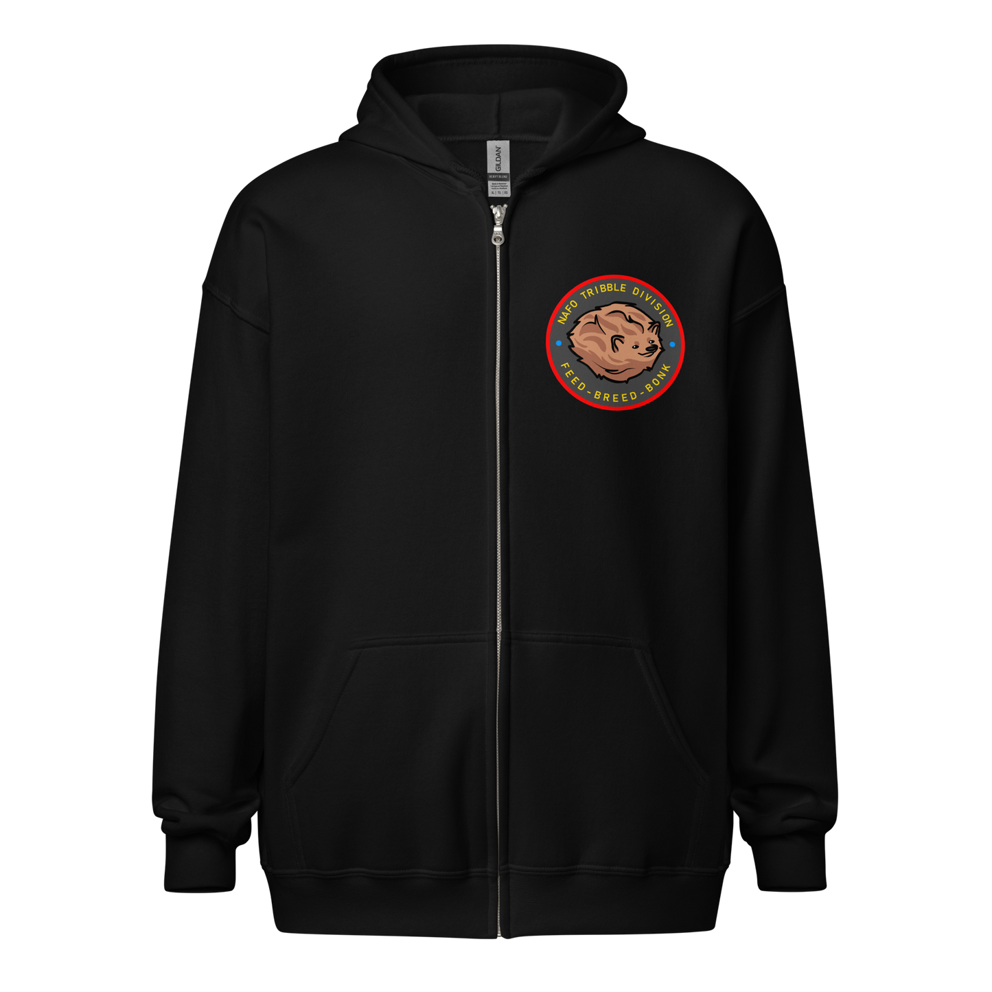 NAFO Tribble Zip Up Hoodie