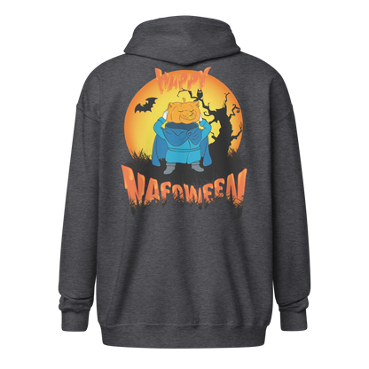 NAFO Pumpkin Rider NAFOween Zip up Hoodie