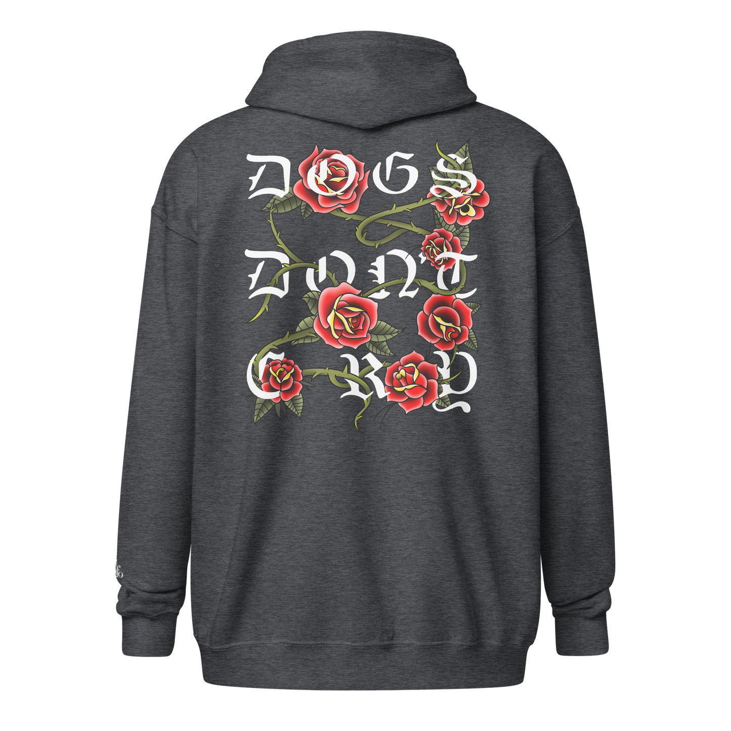 NAFO Dogs Don't Cry Zip-Up Hoodie