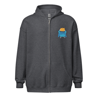 NAFO Pumpkin Rider NAFOween Zip up Hoodie