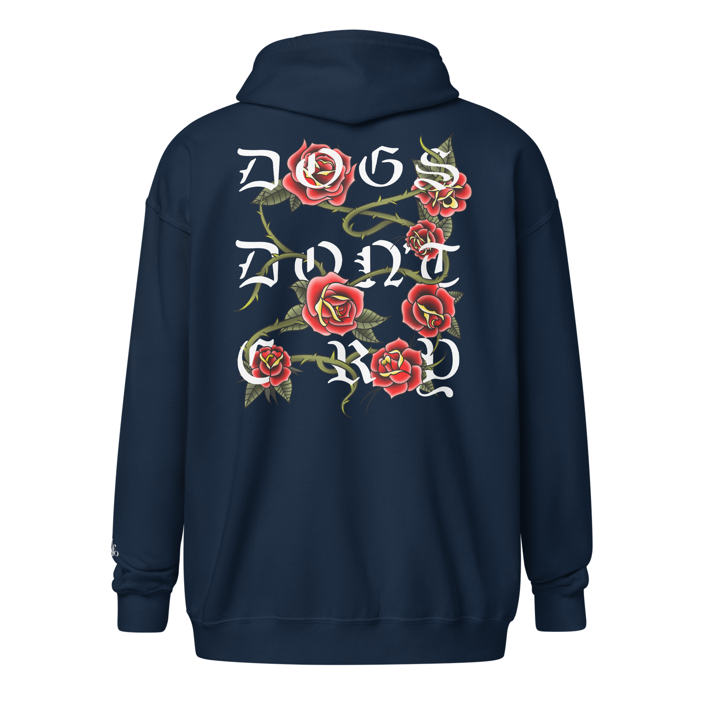 NAFO Dogs Don't Cry Zip-Up Hoodie