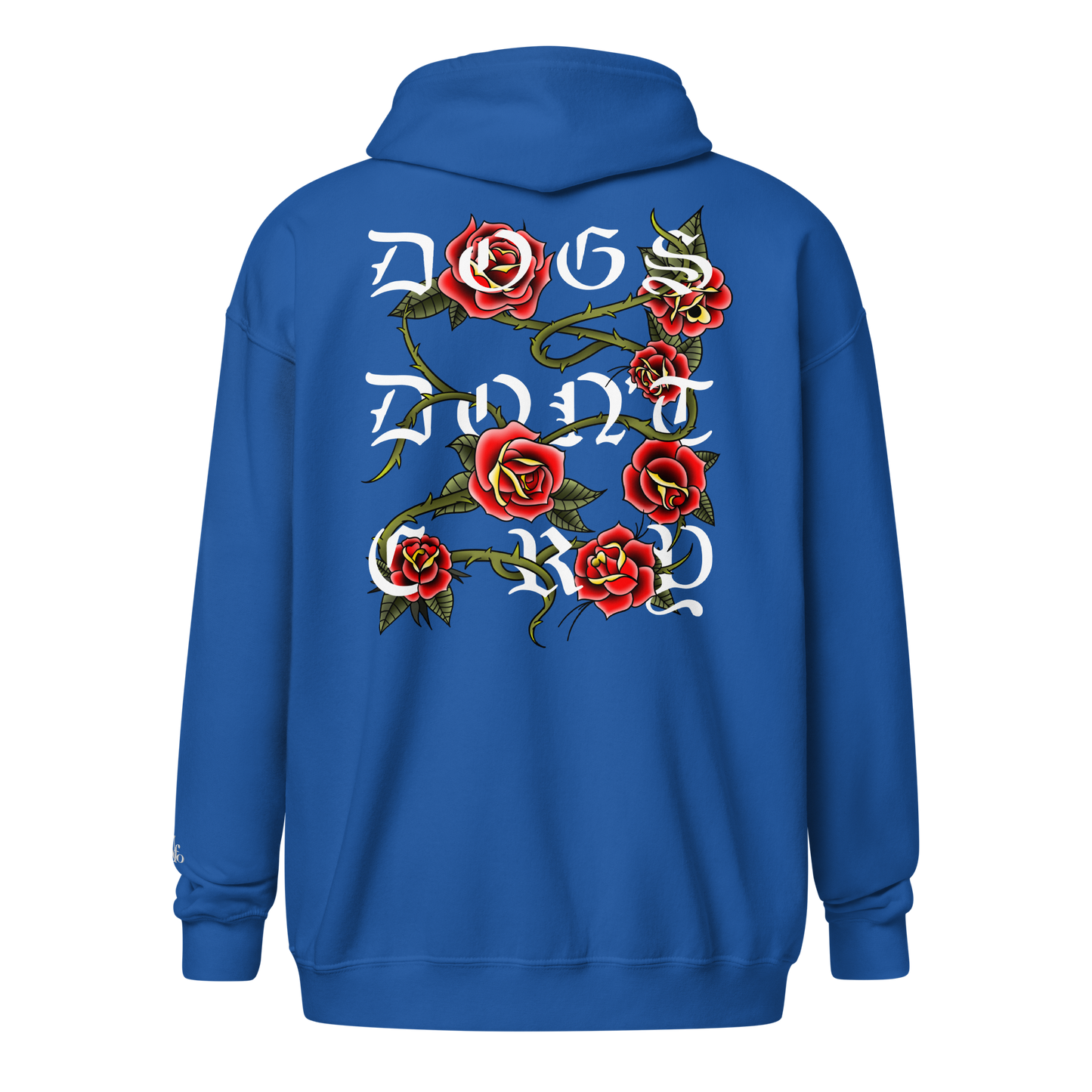 NAFO Dogs Don't Cry Zip-Up Hoodie