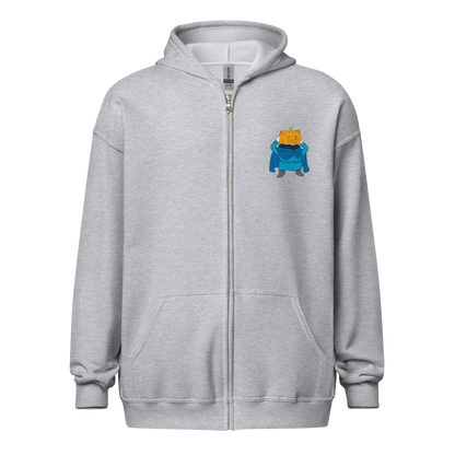 NAFO Pumpkin Rider NAFOween Zip up Hoodie