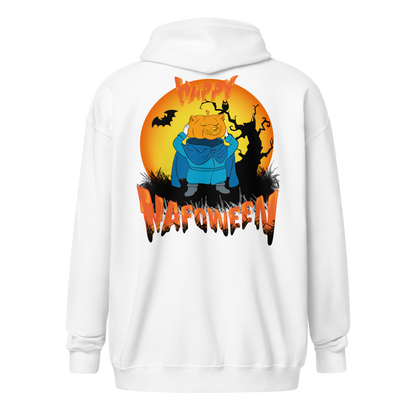 NAFO Pumpkin Rider NAFOween Zip up Hoodie